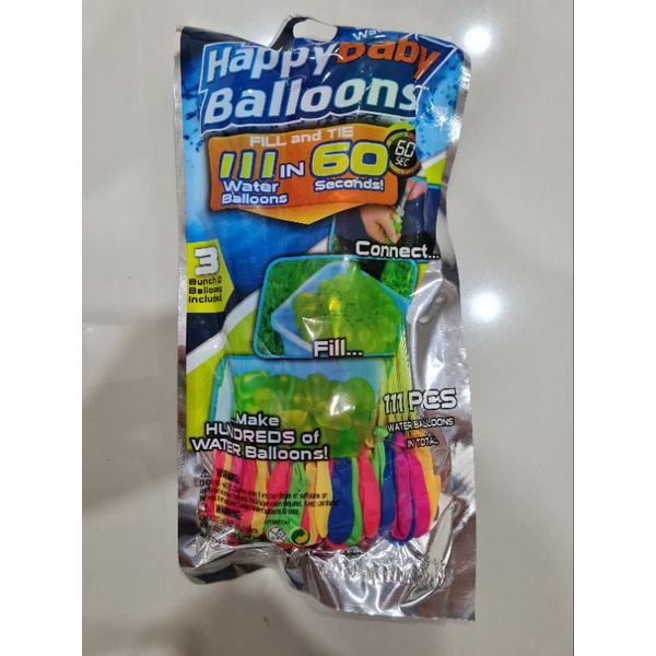 111PCS MAINAN BALON AIR