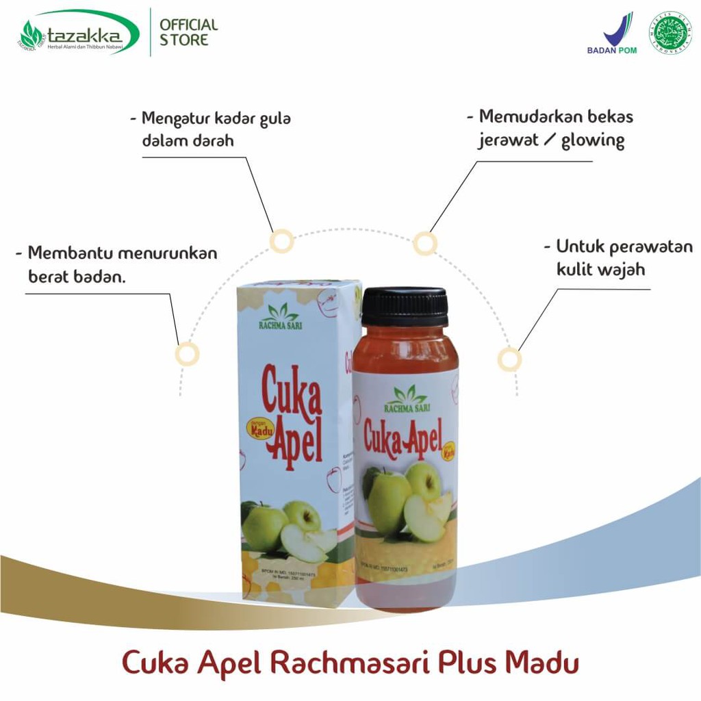 Rachmasari Cuka Apel Perawatan Wajah Plus Madu 500ml Indonesia