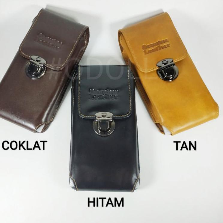 GU.27Jn22rSarung Hp Kulit Asli Model Tegak - Dompet Hp Pinggang Kulit Original