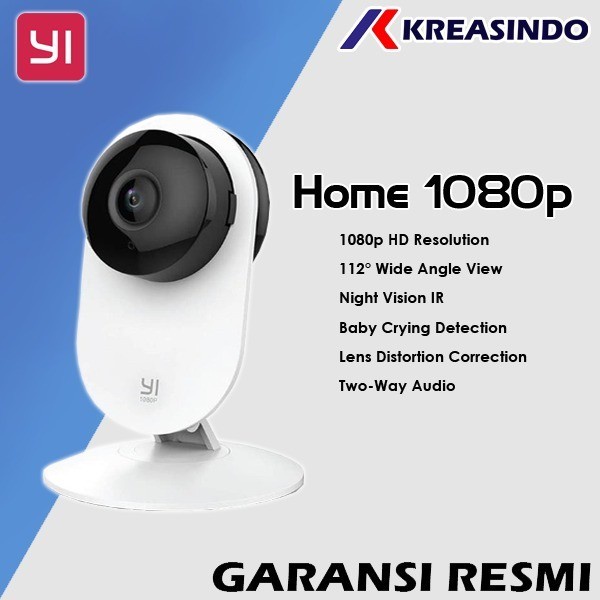 Xiaomi Xiaoyi YI Home 1080P IP Camera Smart CCTV Garansi Resmi