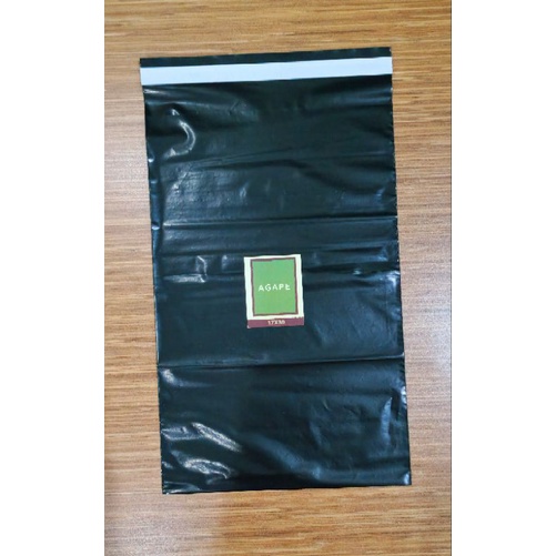 

Polymailer 17x30(26+4) tebal 50 micron isi 100pcs.