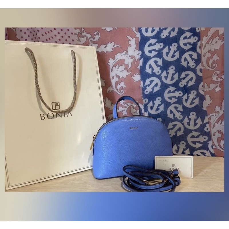 Mini Bonia Blue Sling Bag