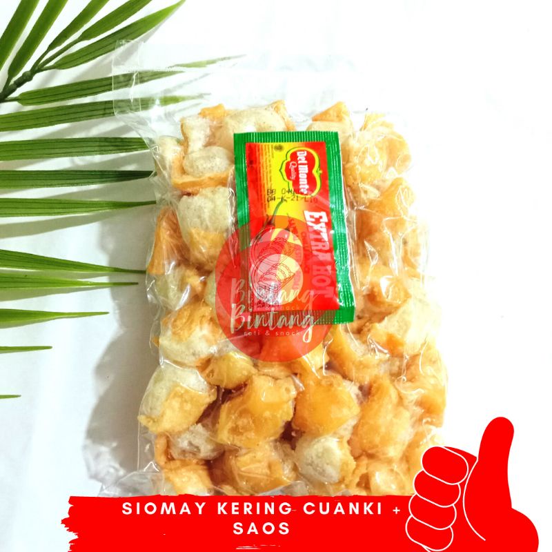 

SIOMAY kering mini / cuanki gurih + saos 500 gr
