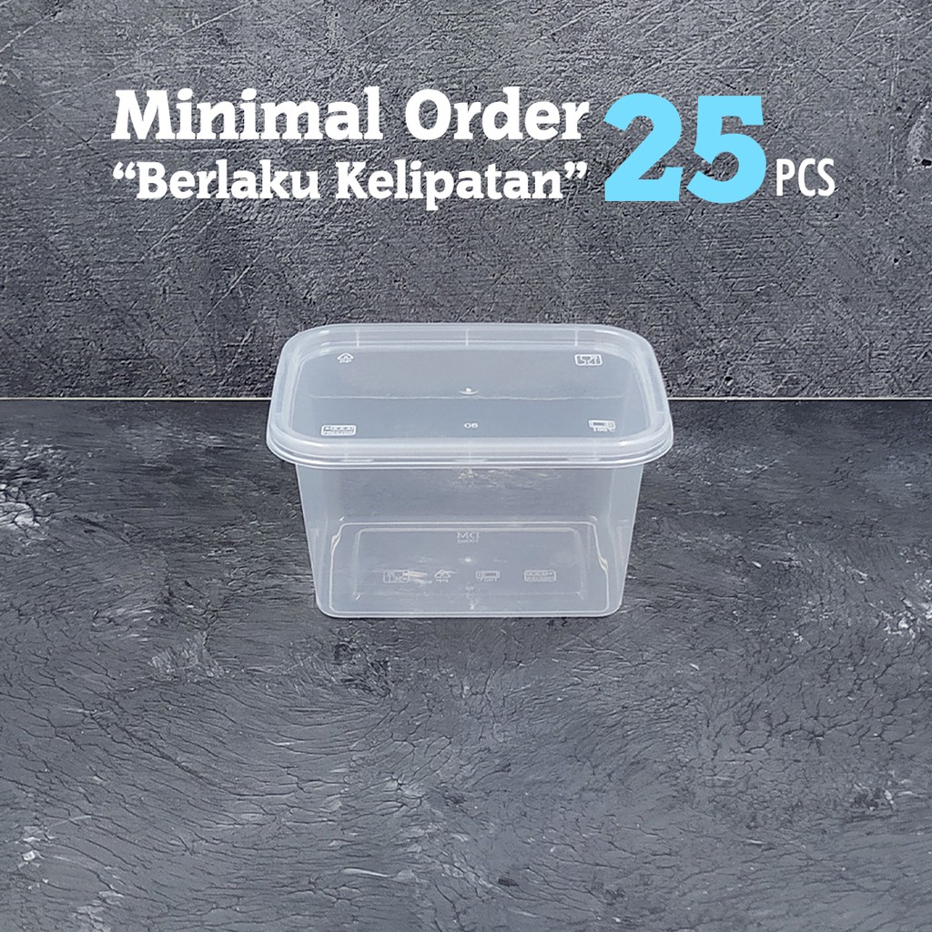 Thinwall 300 ML REC / Box Thinwall 300ML / Kotak Makan Plastik 300ML / Thinwall Surabaya