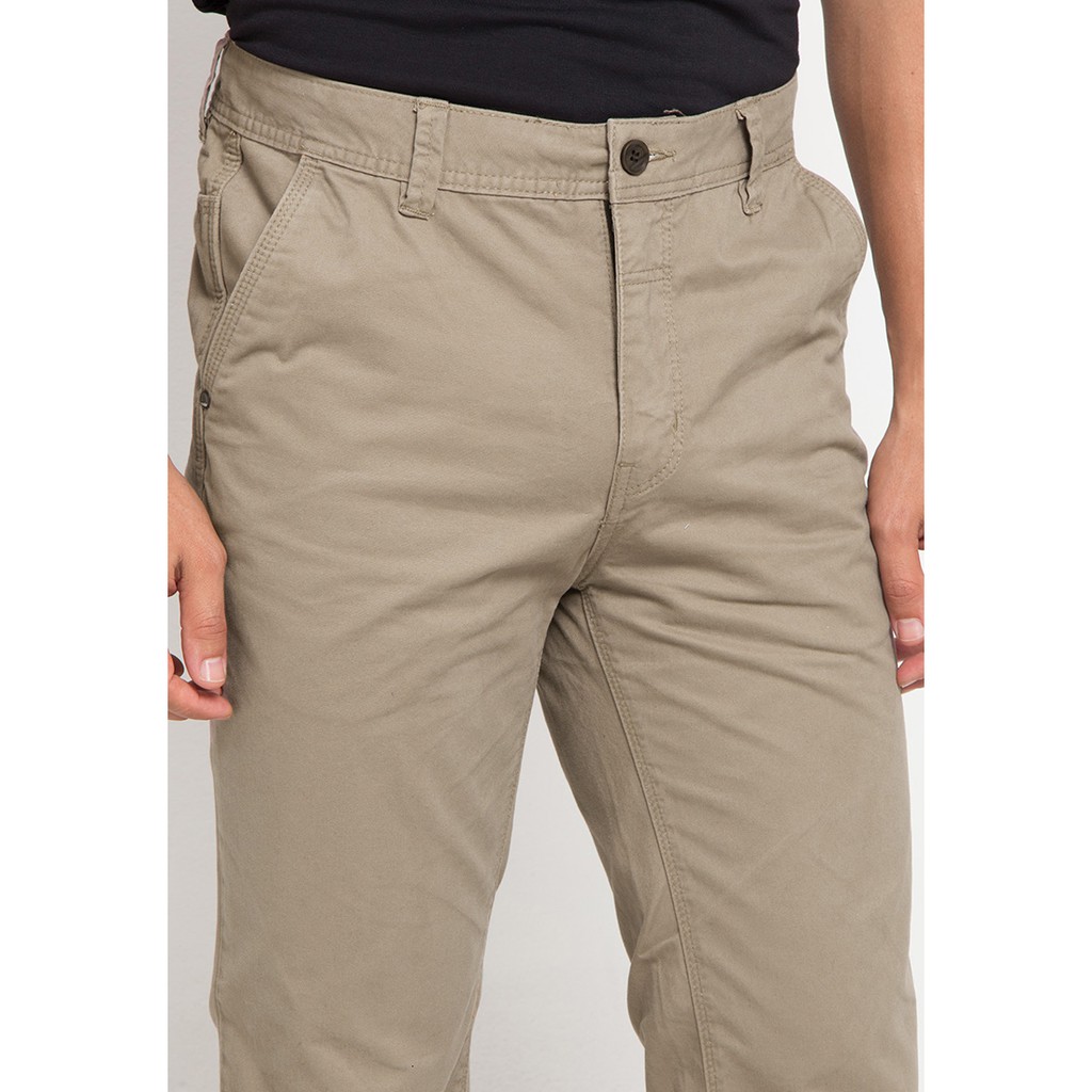 Celana Chino Panjang Pria Asli Brand MGee 3451C Forza 026 Brown dan Dark Grey