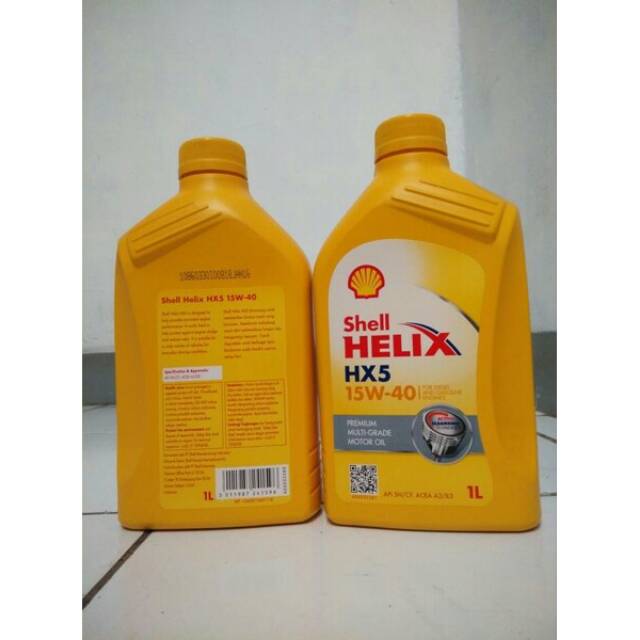 Oli Mesin Shell Helix HX 5 15W-40/Oil Mobil/Motor 1 Liter