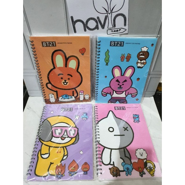 MEMO SPIRAL BTS BT21/DIARY SPIRAL-8