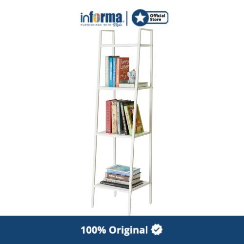PROMO BISA COD RAK INFORMA - RAK BESI - LIVIE METAL RACK WHITE STAINLESS TERBARU MURAH BUKU SERBAGUN