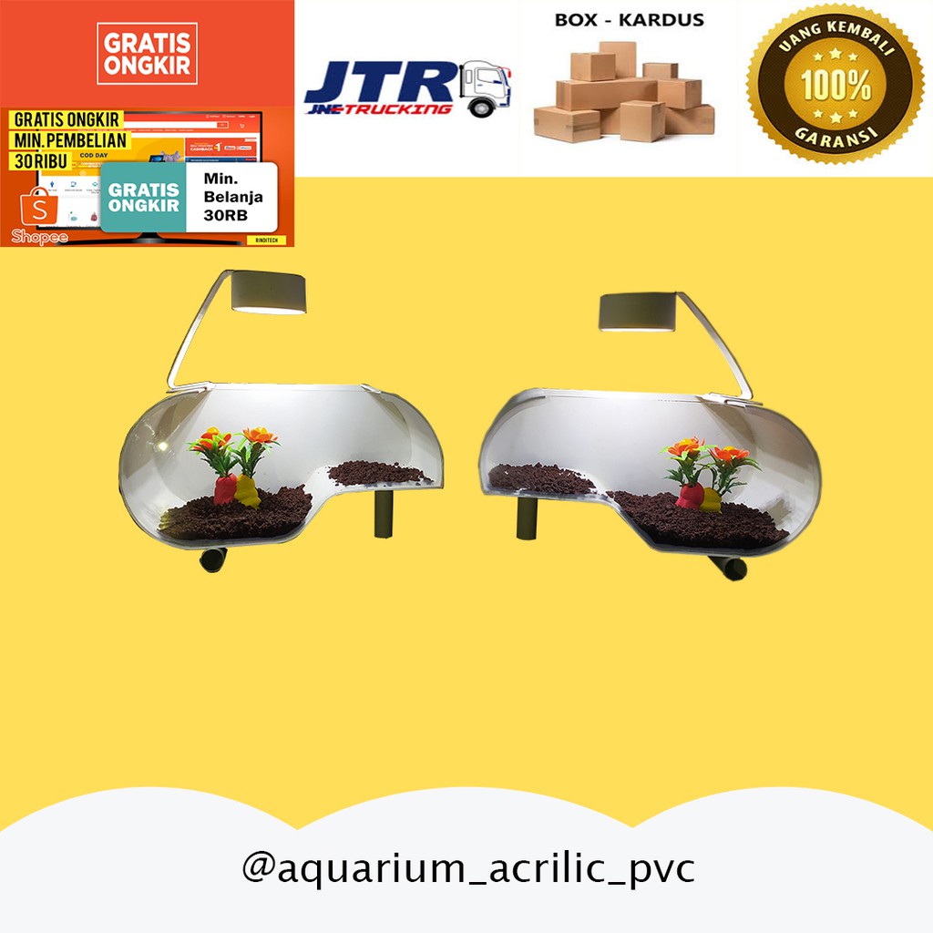 Akuarium Mini/Aquarium Kura kura