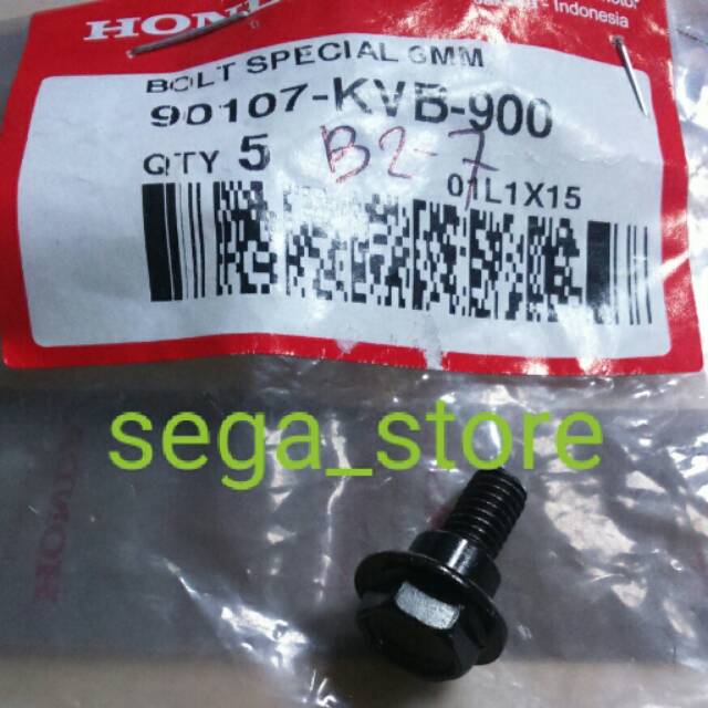 Bolt / baut gantungan barang honda beat / vario ori original AHM 90107-KVB-900
