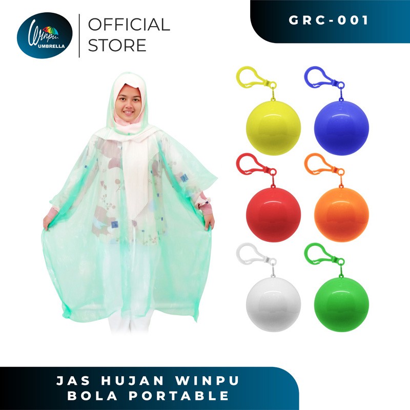 WINPU Jas hujan Bola Portable | Shopee Indonesia