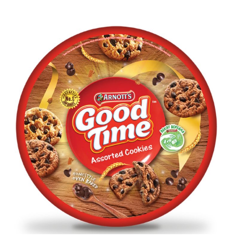 

Good Time Assorted Cookies Kaleng 277g