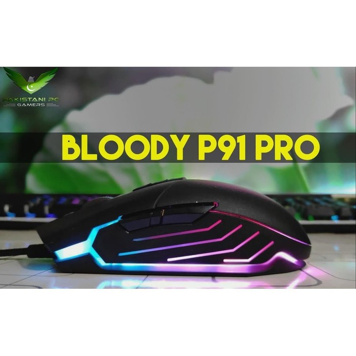 Mouse Gaming Bloody P91 Pro RGB Ultra Core Activated 16K DPI PMW3389 RGB