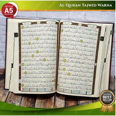 AL QURAN AL MITSAQ A5 TAJWID WARNA MADINAH QURAN TERMURAH