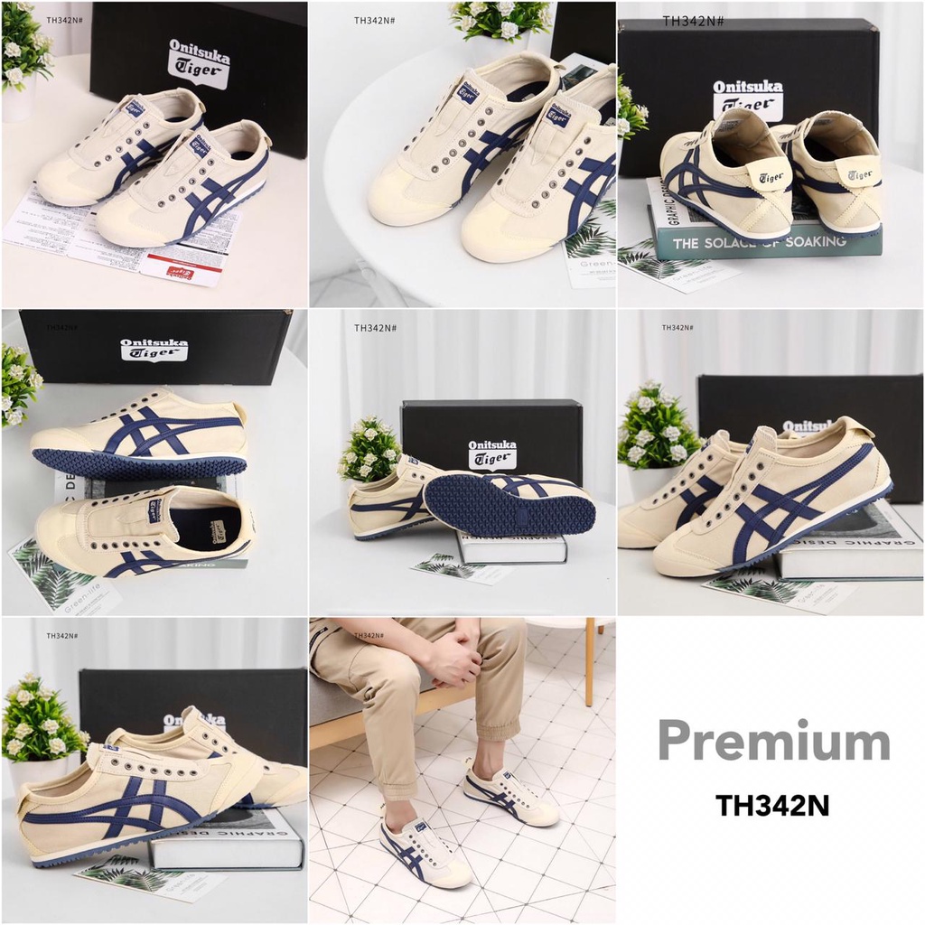 Sepatu Onitsuka Tiger Sneaker Slip-on For Man TH342N ZXC 96 impor batam reseller murah wedges sport 