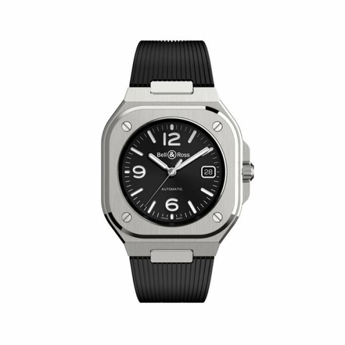 Bell & Ross Br - 05 Black Stell Automatic 40Mm Terbaru