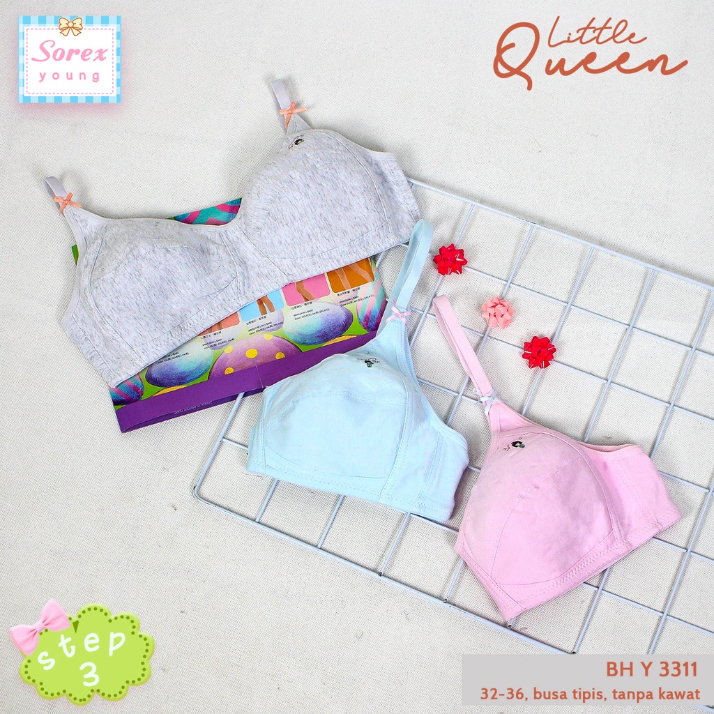 Sorex Young Bra BH Anak Remaja - Y 3310 ; 3311 ; 3322 - Step 3 (PILIH WARNA)