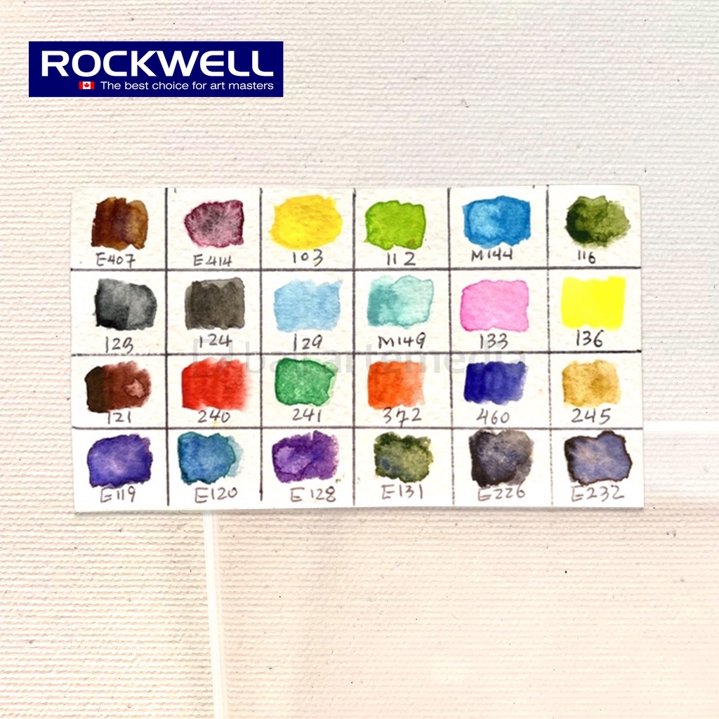 Rockwell Cutey Watercolour 24 colors in tin box