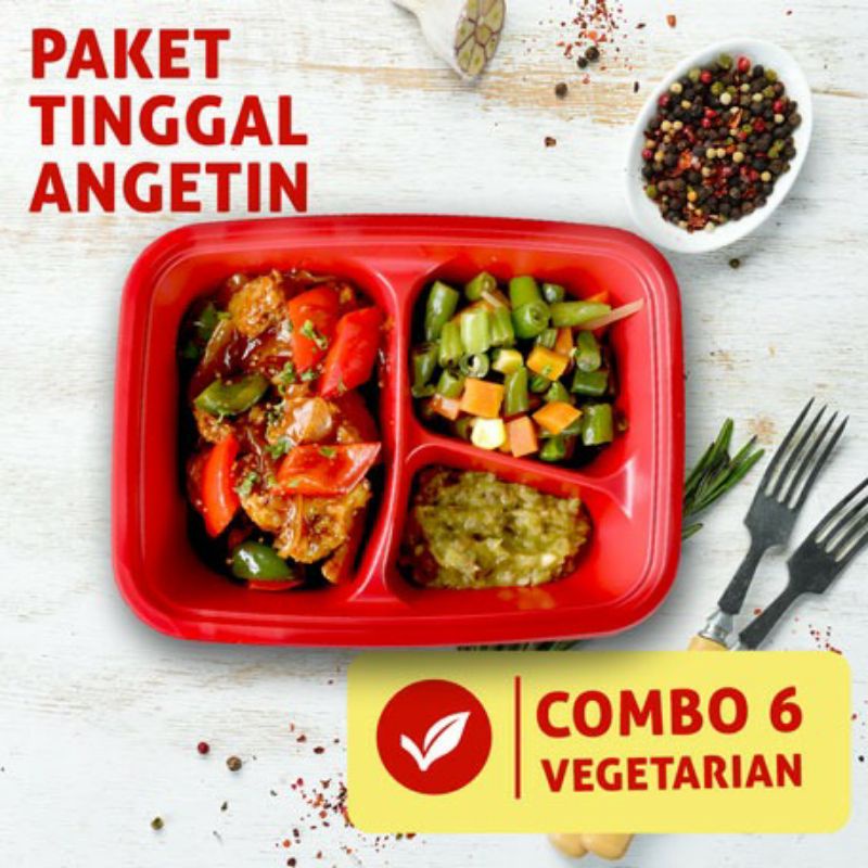 

Frozen Meal Vegetarian (Halal)