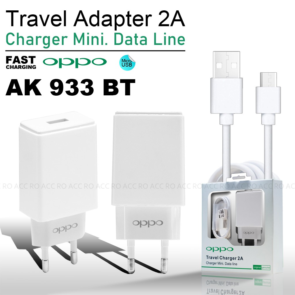 [RO ACC] ORI99 AK933 Oppo Travel Charger Casan Original For OPPO DEVICE MICRO