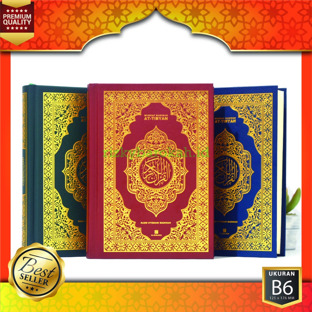 Alquran Mushaf Madinah B6, Mushaf Madinah At-Tibyan B6 Rasm Utsmani Madinah, Mushaf Madinah Asli B6