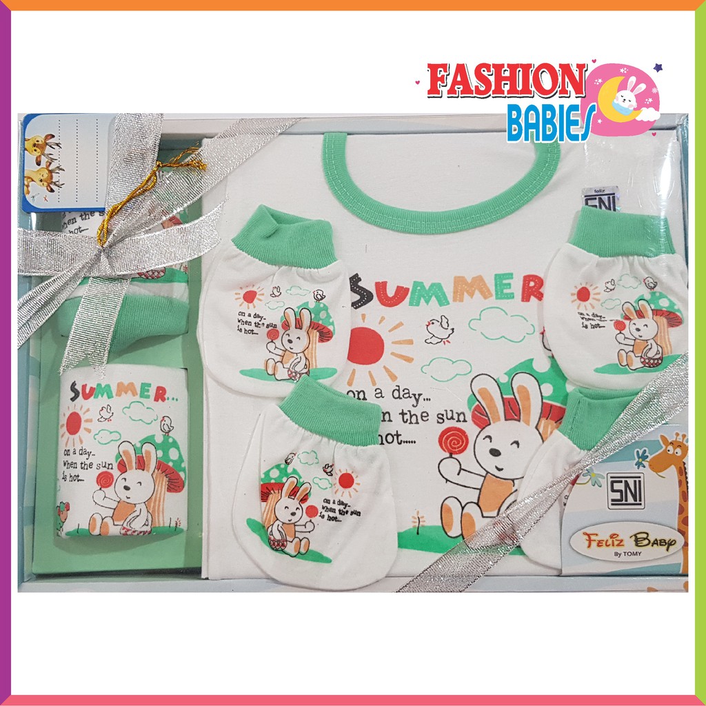 ❤ Baby Fashion ❤ FELIZ BABY SET KOMPLIT / GIFTSET BABY / KADO BAYI