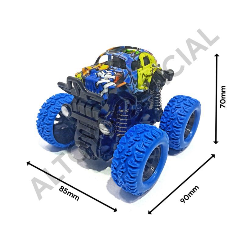 Mainan Anak Mobil Truck Monster Zap Dinosaurus Mainan Mobil Jeep Off Road 4 Drive Inertial Bigfoot