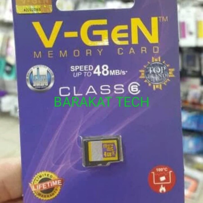 Memory V Gen V-Gen clas 6 4GB
