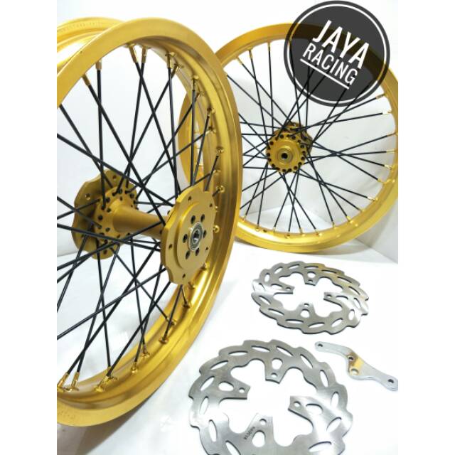 Velg Model TK ring 17 Lebar 185 215 Tromol becak Tiger Revo sepaket plus cakram dan stel velg