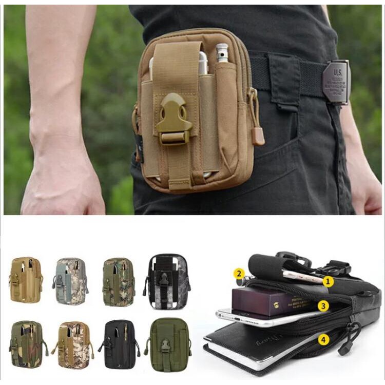 TAS PINGGANG HP ARMY TACTICAL OUTDOOR