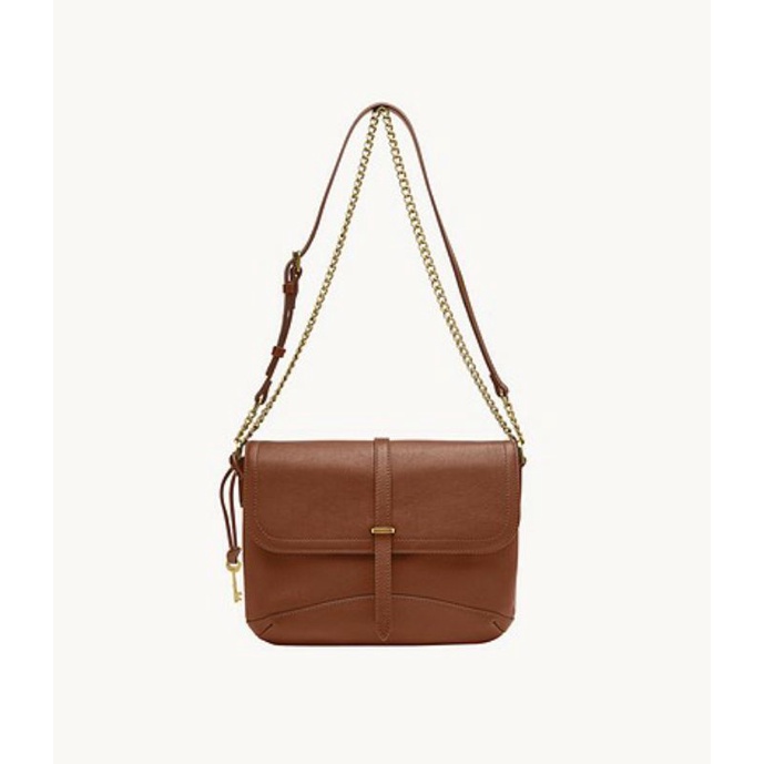 f o s s i l edelyn crossbody brown