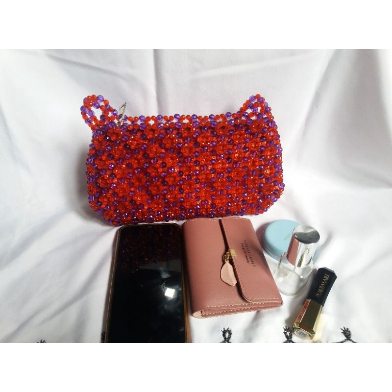 Tas Mote / Tas Mute / Tas Manik Manik / beaded bag / beaded bags / bead bag / beads bag / tas beaded