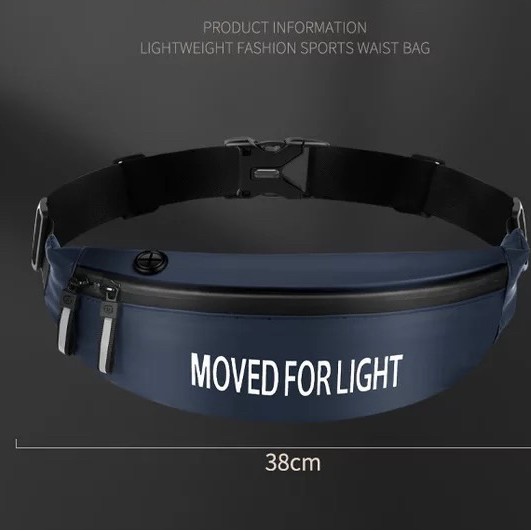 Tas Selempang Pinggang Waterproof Sports Waistbag Moved For Light MFL4