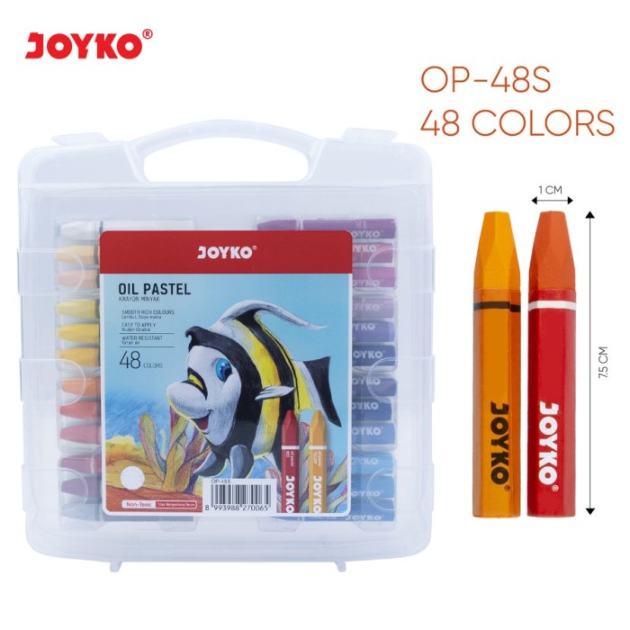 

Produk Terbaru Crayon 48 Titi / Oil Pastel Joyko Set 48