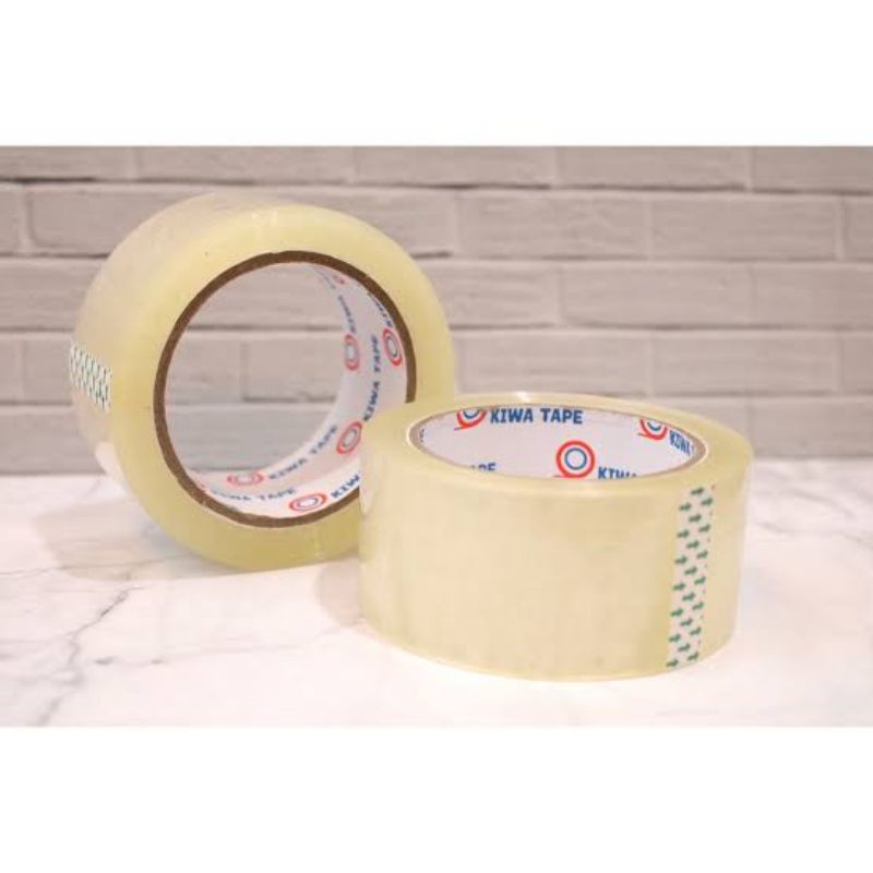 LAKBAN MURAH KIWA TAPE 2" / ISOLASI BENING BESAR 48mm X 100