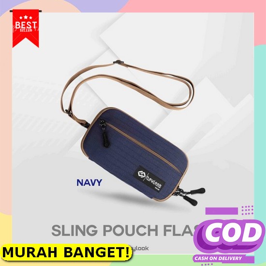 Tas Selempang Pria Sling Bag Cowok Premium Sekolah Kuliah Kerja Santai Buku Dompet Hp Camera Keren T