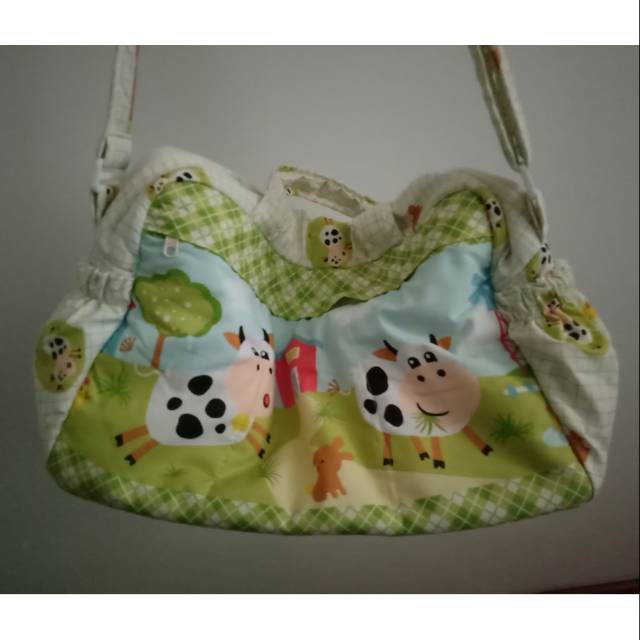 Preloved - Tas Bayi Elegance Motif Sapi