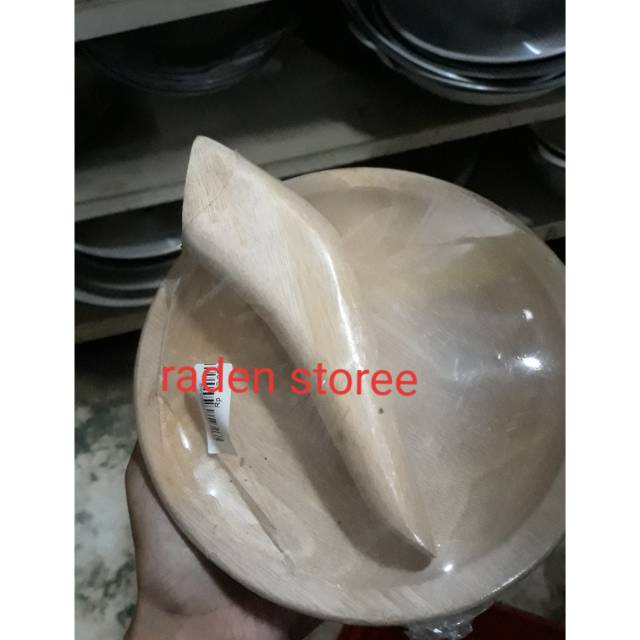 Cobek Kayu | Ulekan Kayu Ukuran Besar