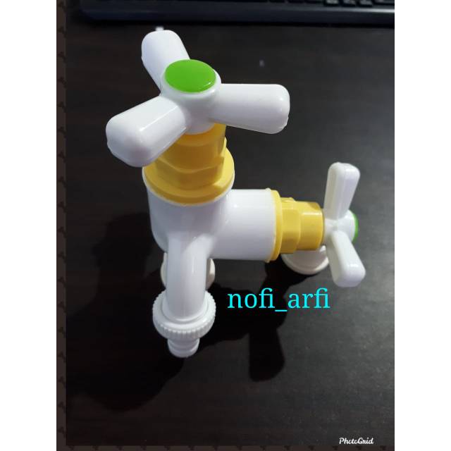 KRAN/ KRAN CABANG PLASTIK/ KRAN AIR/ KRAN KAMAR MANDI MURAH