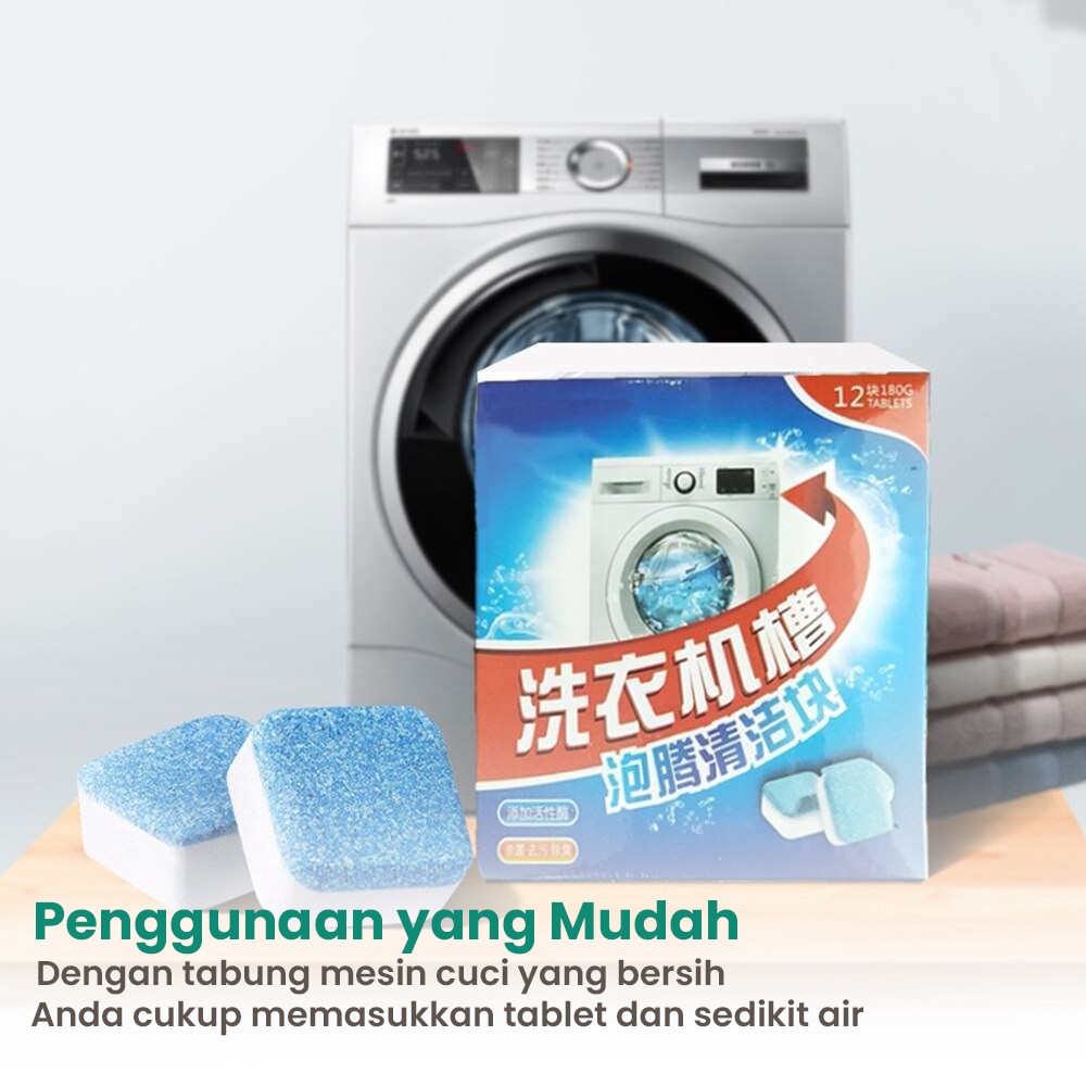 Tablet Pembersih Mesin Cuci Washer Cleaning Detergent