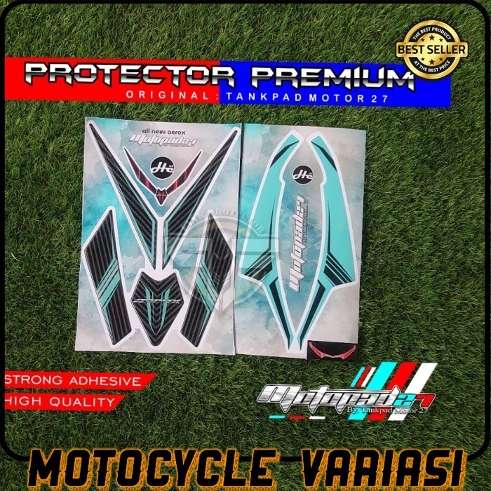 Sticker Stiker Resin Timbul Dasi Depan Winglet Yamaha New Aerox 155