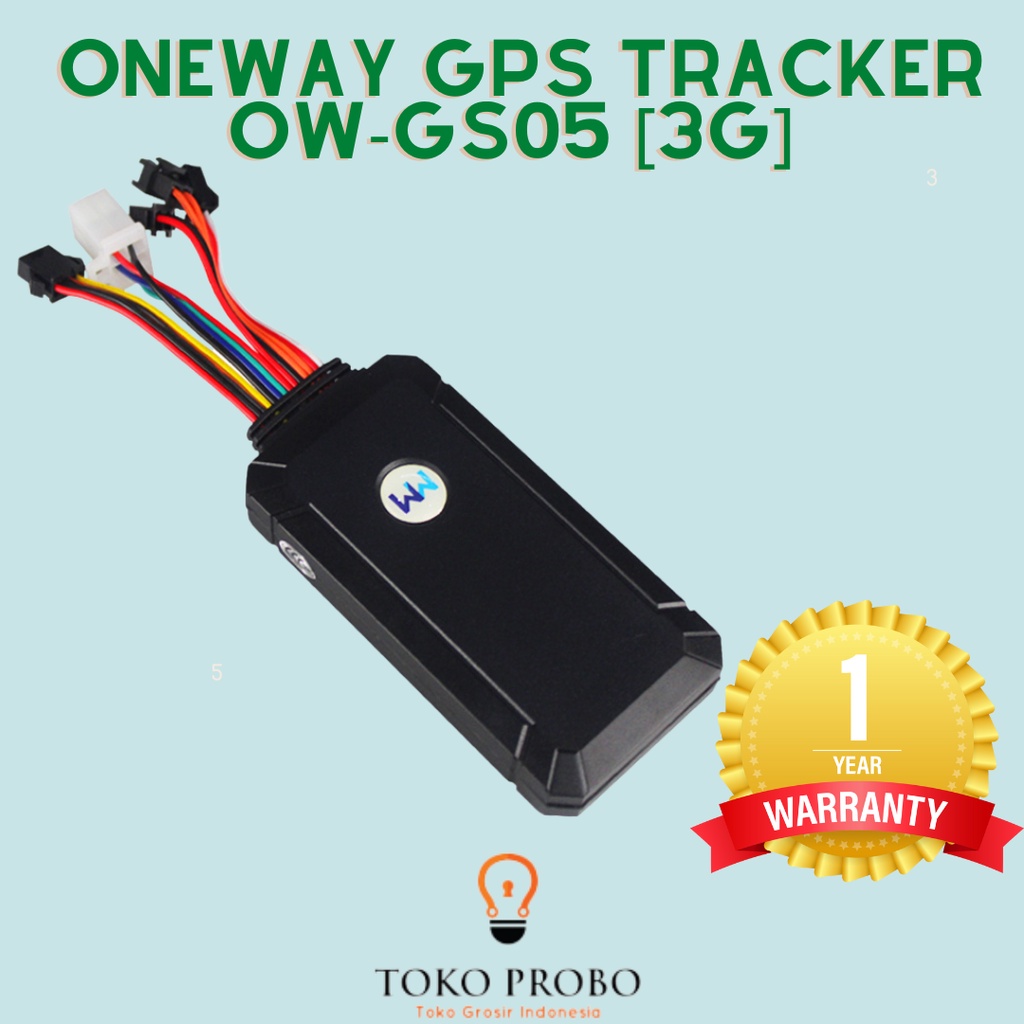 OneWay GPS Tracker OW-GS05 [3G]  - GARANSI SETAHUN - FREE SERVER SETAHUN