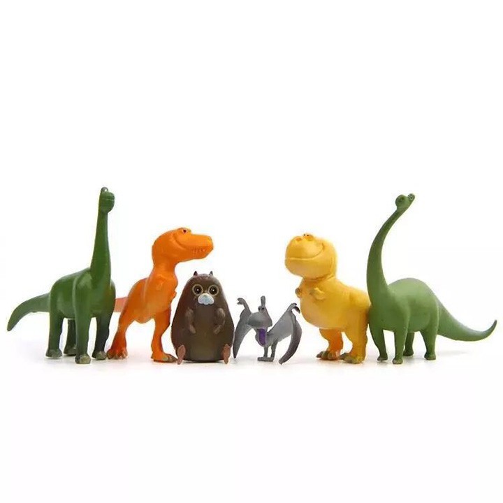 Set Mainan Anak Pajangan Figur The Good Dinosaur Dinosaurus