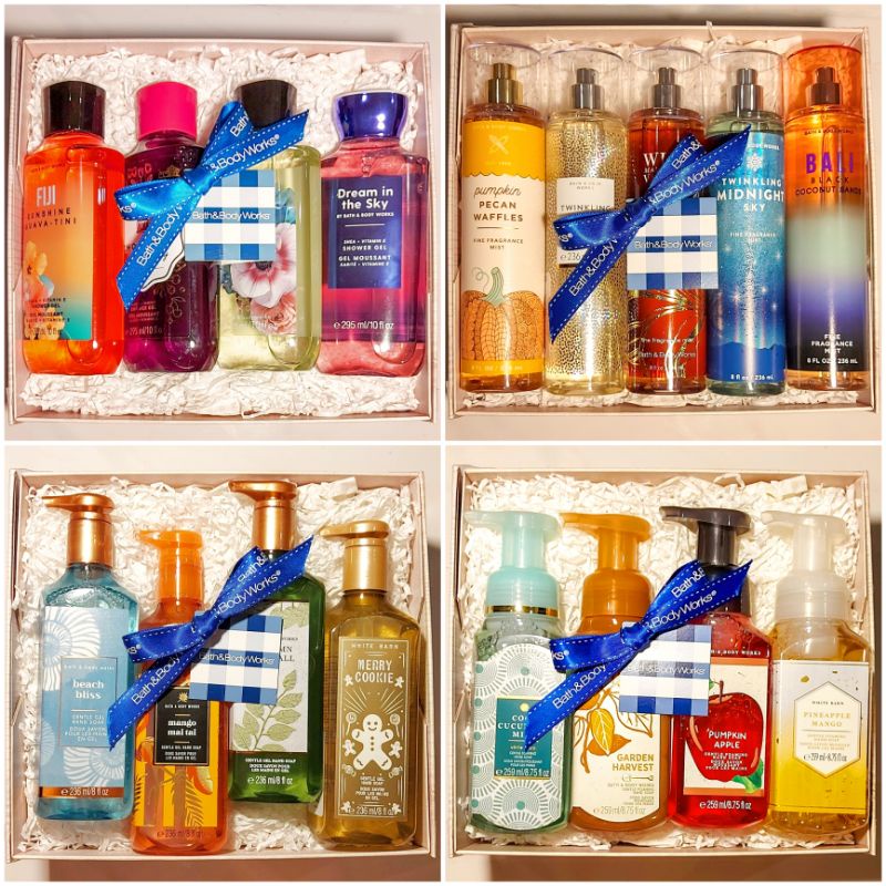 BBW GENTLE GEL FOAMING HAND SOAP GIFT SET PAKET BATH &amp; BODY WORKS