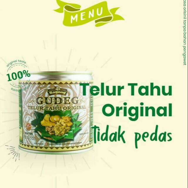 

Gudeg Bagong (Telur Tahu Original)