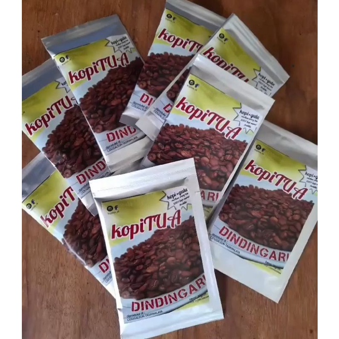 

Kopi Tubruk Kopi Tua Dinding Ari Sachet Kopi + Gula Putih