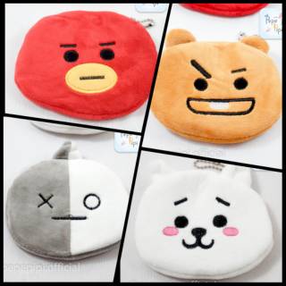 Dompet Koin Pouch BT21 BTS Dompet Kecil Korea Bangtan Army 