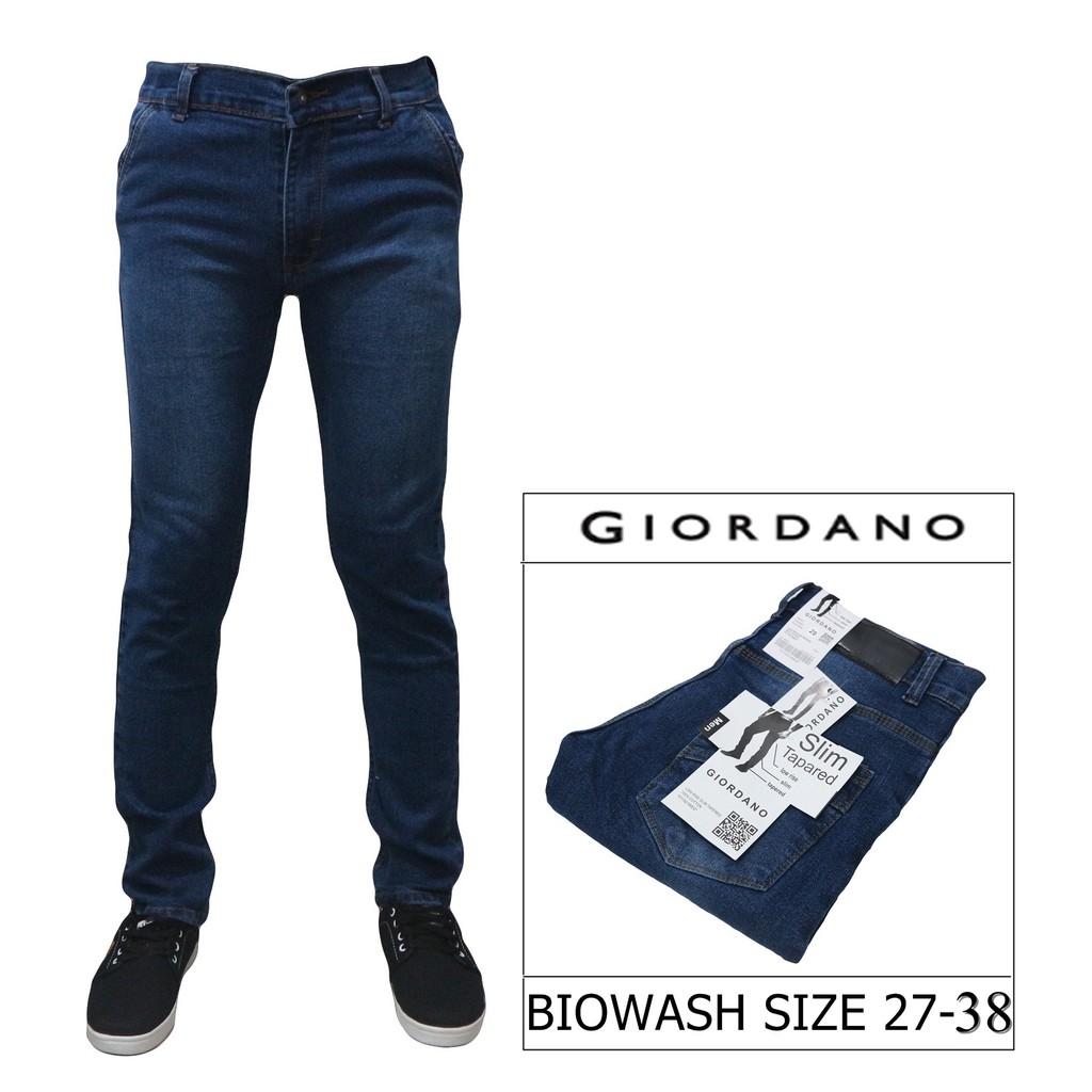  celana  jeans  giordino slimfit pensil skinny cowok  pria  