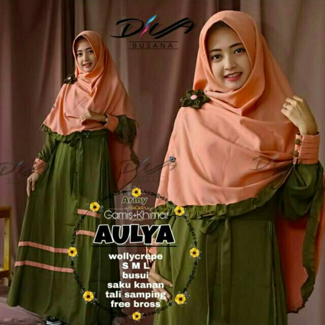 Gamis Aulya Set original by Diva Busana