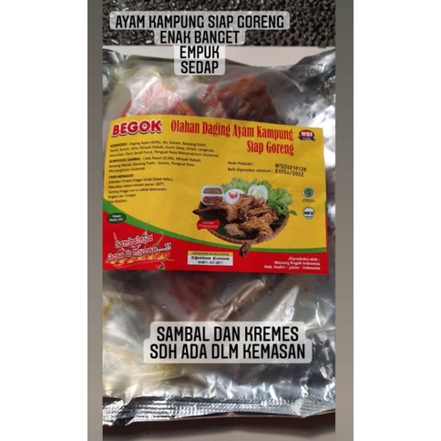 

Ayam kampung siap goreng